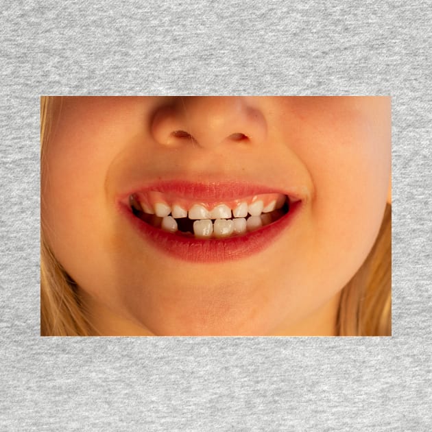 Smile! Super cute and really funny kid smile missing 1 tooth by mivpiv